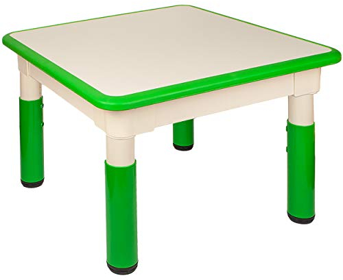alles-meine.de GmbH Kindertisch/Tisch - höhenverstellbar - Größen & Farbwahl - 1 bis 8 Jahre - grün - Plastik - für INNEN & AUßEN - Kindermöbel - für Kinder - Mädchen & Jungen ..