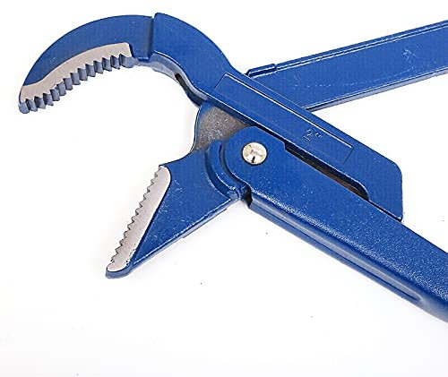 LIANYG Vattenpump tång vattenpump tång 1-2 tum multifunktionell rörklämma snabbfrigörande VVS-tång rak käke spår gemensam tång (storlek (cm): 2,5 cm)