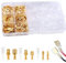 Kit de Conector de Cable, Terminales Eléctricos de Crimpado Kit, Terminales de Crimpado Kit, Conectores de Terminal de Crimpado Macho y Hembra, 315pcs, Para Altavoz de Coche, 2,8mm, 4,8mm, 6,3mm