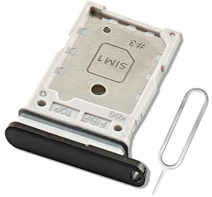Eonpam Tiroir Carte SIM pour (Samsung Galaxy Z Fold3 5G) Support Qualité d'origine Remplacement Plateau Memory SD Slot Carte SIM avec Aiguille SIM(Noir)