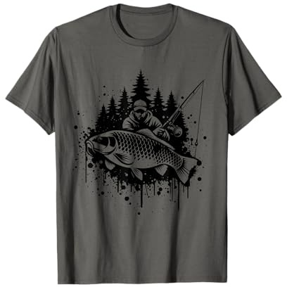 Karpfen Angeln Shirt Karpfen Grafik Fischer Fisch Angler T-Shirt
