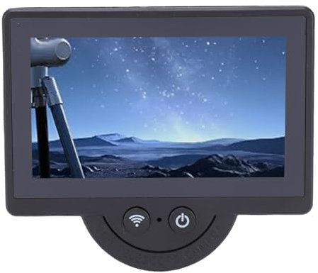 GOWENIC Elektronische WiFi-Okularkamera, 4,3-Zoll-HD-Bildschirm-Teleskopokular mit APP für 26-mm- Bis 47-mm-Teleskope, für Astrofotografie, Vogelbeobachtung