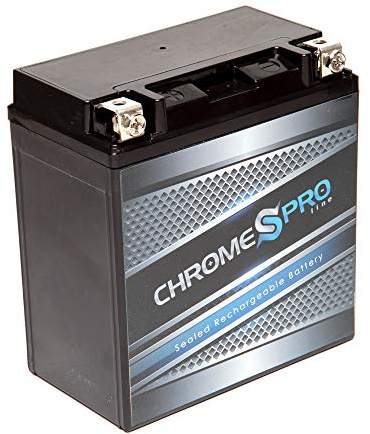 Chrome S Pro YTX20CH-BS Maintenance-Free 12V 19Ah Battery Replacement for ATV, Motorcycle, Jet Skis, Scooter, UTV, and More - Nut and Bolt (T3) Terminal