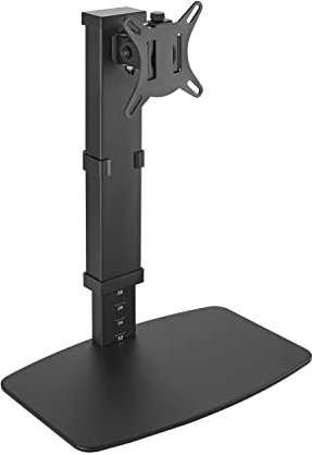 AISENS - DT32TSR-115 - Soporte DE Mesa Eco Giratorio E INCLINABLE para 1 Monitor 8KG (1 PIVOTE, 1 Brazo) DE 17-32, Negro