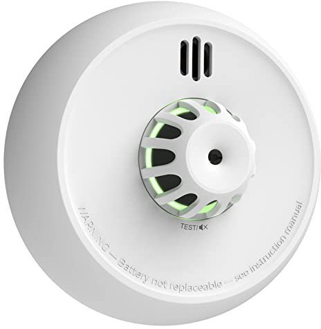 X-Sense Alarma de Calor Wi-Fi con batería sellada de 7 años y fácil configuración, Compatible con la aplicación X-Sense de Seguridad para el hogar, Requiere estación Base SBS50, XH02-M