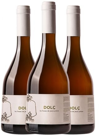 Les Freses Dolç Moscatel de Alejandría Alicante Botella Medium 50 cl Vino dulce (Caja de 3 Botella Medium de 50 cl)