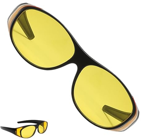 Anti Infrarot Brille - UV Schutzbrille, Fahrbrille | Optische Brille mit Infrarot Schild, Schutzbrille, Augenschutzbrille, UV Brille für l