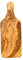 Zerazi | Planche à Découper en Bois d’Olivier (27 cm) – Artisanale, Durable et Hygiénique