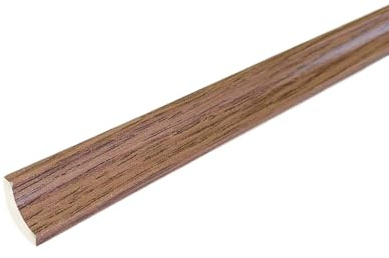 Scotia Beading Flooring MDF Laminate Skirting Cladder 2.4m (10 Lengths) 25 Colours Available (Dark Oak)