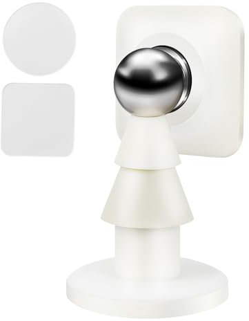 NULYLU Butée De Porte Magnétique sans Perçage Arrêtoir Adhésif pour Protection Murale Et Sécurité pour Appartements Et Espaces à Fort Passage