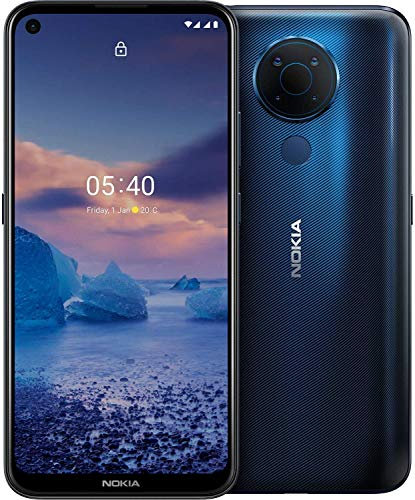 Nokia 5.4 - Smartphone 128GB, 4GB RAM, Dual Sim, Polar Night (Reconditionné)