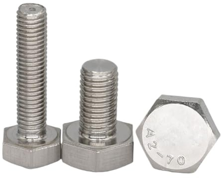 M7 M9 1mm 1,25mm 1,5mm feine Steigung 10-100mm 304 Edelstahl DIN933 Sechskantschraube(1Pc M9x1.25x80mm)