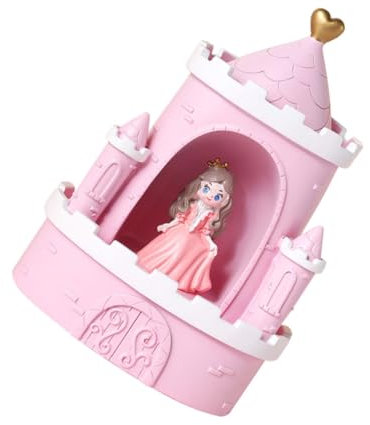 STOBOK Castle Night Light Creative Boys and Girls Decor Small Table Lamp Soft Glow for Boy Girl