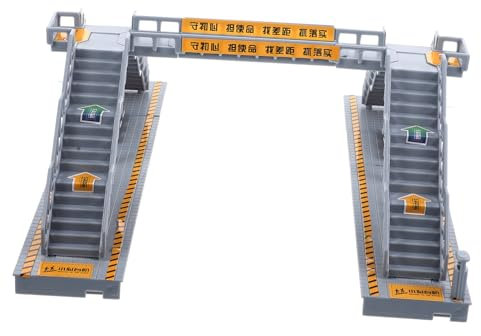 CIYODO 1 set Miniature Railway Scenery Footbridge Model for Sand Table Decor DIY Overhead Footbridge Accessories Creative Display for House present