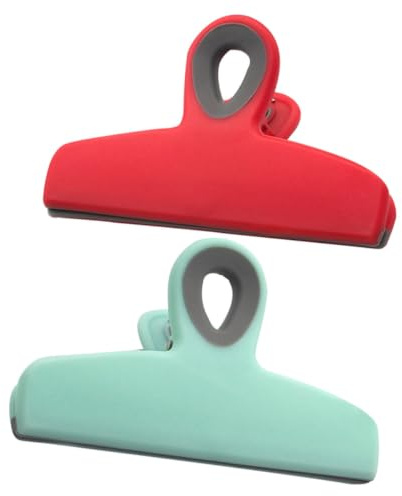 TOPBATHY 2piezas Clip De Sellado De Plástico Portátil para Alimentos Resistente Humedad para Aperitivos