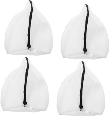 Ipetboom 4 Piezas Bolsa de Lavado de Zapatos Reutilizable Protectora de Forma y Prevención de Deformación para Lavadora y Limpieza de Zapatillas y Calzado Deportivo