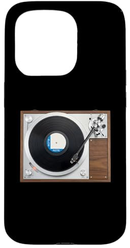 Custodia per iPhone 15 Pro Giradischi per giradischi in vinile grammofono