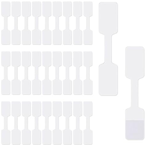 Cabilock 100 Etiquetas Autoadhesivas de Color para Cables Organizador de Cables para Oficina y Escuela Etiquetas Grabables para Gestión Eléctricas y Electrónicas