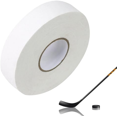 Hockeyklubba, tejp – 2,5 cm x 2,3 m självhäftande folie | vattentät halkfri grepptejp | för hockey baseball softball racket golfklubb, 25 m längd