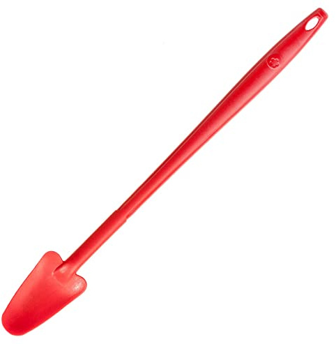 Kochblume Restelöffel L | Premium-Silikon & BPA frei | Hitzebeständig | Spülmaschinenfest | Farbe: rot