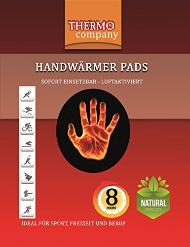 THERMO company® 5 Paar Handwärmer Pads | Wärmepads Hände | Taschenwärmer selbstaktivierend | Bis zu 8 Stunden Wärme