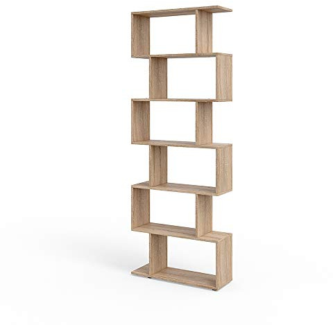 Vicco Raumteiler Levio, Sonoma, 70 x 192.2 cm | zur flexiblen Raumaufteilung in Z-Form beidseitig stellbar
