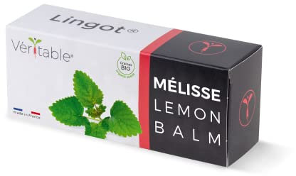 Véritable Lingot® Melissa BIO - Compatibile con Orti Interni Exky® - Ricarica pronta all'Uso - Substrato con Semi Integrati