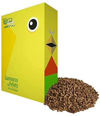 Eiweißfutter für Hühner - Einzelfuttermittel mit 40,9% Eiweiß - Gammarus Pellets 1,75 kg