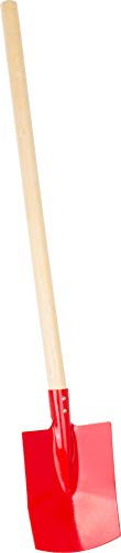 small Foot 11575 Spaten Set rot, aus Holz und Metall ab 3 Jahren, Kinder-Gartengerät Spielzeug