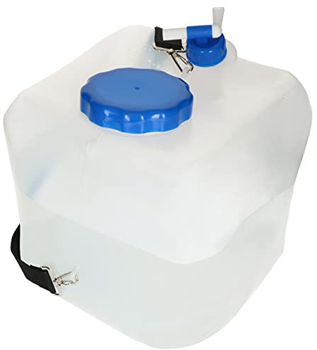 KOTARBAU® Bidón de Agua Plegable con Grifo 16 litros, Contenedor de Agua Plegable, Depósito portátil con Correa de Transporte, Bidón garrafa con Grifo de vertido, Recipiente de Agua para Camping