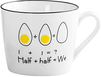 DECRZPB Ceramic Coffee Mug Yellow Eggs Tea Cup with Large Handle Pottery Coffee Cup Mugs Gift for Office and Home