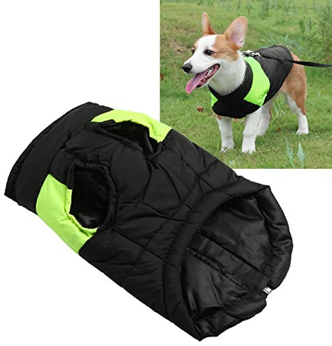 wasserdichte Parkas für Hunde Reflektierende Hundewinterjacke Verdickung Warme Hundeweste Winddichte Hundejacke Hundewintermantel Hundebekleidung für kaltes Wetter S