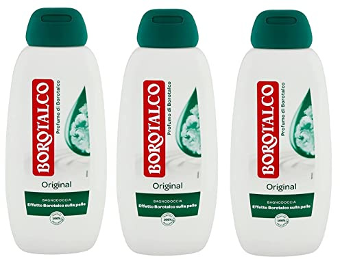 Lot de 3 gels douche Borotalco Profumo di Borotalco Original Bagnodoccia - 450 ml
