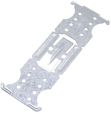 PROTEKTOR 100x Kreuzschnellverbinder flach 6100 | Stahl verzinkt, stabile Kreuzverbindung für CD-Deckenprofile, Trockenbau