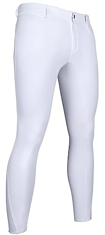 HKM James C. F. S. Pantalones de Montar para Hombre Blanco 46