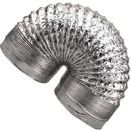 DOITOOL Abluftschlauch Durchmesser Aus Dickem Aluminium Kanalschlauch Für Belüftung Und Entlüftung Einfach Zu Reinigen Und Vielseitig Einsetzbar in Hvac-systemen Und Räumen