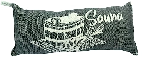 Ger3as Saunakissen Reisekissen, Baumwolle 100% Saunakissen, 50 x 22 cm Sauna Kopfkissen