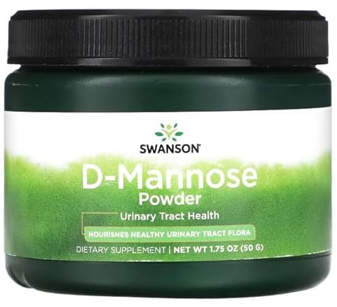 Swanson D-Mannose en Poudre - 50g | Supplément Naturel pour le Soutien Urinaire et la Santé de la Vessie