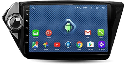 ZCRKEJI Macchina Integrata per Navigazione GPS per Auto con Immagine di retromarcia Intelligente per KIA K2/RIO2 2010-2015, unità USB da 9 Pollici Schermo Lettore multimediale Automatico con Radio VI