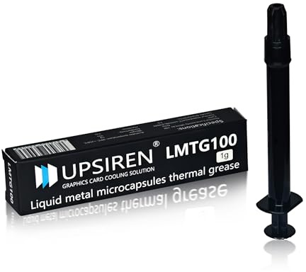UPSIREN LMTG100 - Microcápsulas de metal líquido de 97 W/mk, pasta térmica de grasa térmica, para enfriar la CPU, juego de GPU-1 gramo (1)