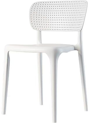 OUBBDVRT Leichte im Innenraum plastische Stapelstühle für Veranstaltungen, Büro, Hochzeit, Party - Langlebige Handelsstühle, 330 lbs Kapazität, platzsparendes Design