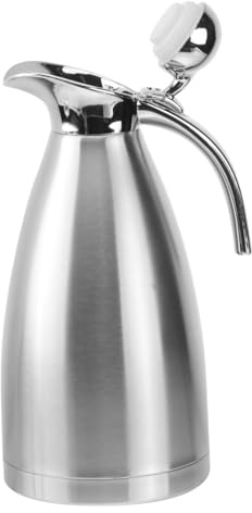 ARTSEWPLY Jarra Térmica de Acero Inoxidable Doble Pared Aislada al Vacío Botella Térmica para Café y Agua Europeo Resistente para Hogar y Oficina