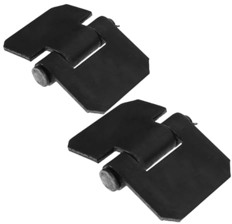 TOBBOMEY Charnières de Porte en Acier Épaisses Soudables Certifiées à Amovible Renforcées pour Portails Métalliques et Remorques Camping-car 2 Pièces