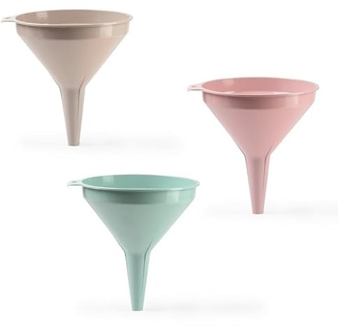 1 Pezzo Imbuto da Cucina in Plastica Colorato 16 cm Vari Colori