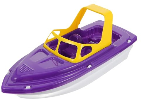 DEEPCRAFF Badespielzeug in Bootsform für Kleinkinder – Schwimmendes Kunststoff-schnellboot für Kinder – Segelboot-Spielzeug für Badewanne, Pool Und Strand Wasserspielzeug (Keine Batterien