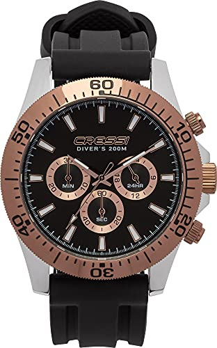 Cressi NEREUS Watch Black/Bronze