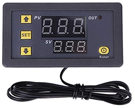 ARCELI 24V 20A W3230 LCD Thermostat Numérique Contrôleur Régulateur Régulateur Alarme Haute Température