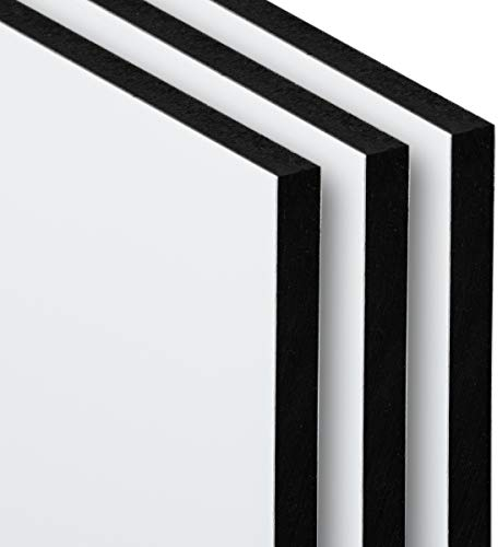 Aluverbundplatte 3-6 mm Aluminium Verbund Platte Weiß Zuschnitt Materialstärke und Größe Wählbar (6mm, 500 x 1000 mm)