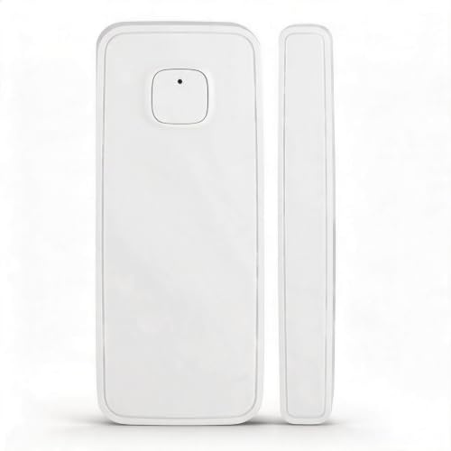 WiFi Sensor de Alarma de Ventana de Puerta Inteligente Sensor de Puerta de Control Remoto inalámbrico Compatible con y Home para hogares Garajes Cobertizos Apartamentos