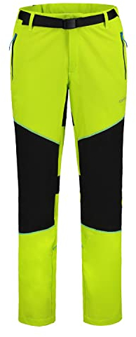 ICEPEAK Wanderhose Biggers für Herren mit Gürtel, Farbe:Lime, Größe:56